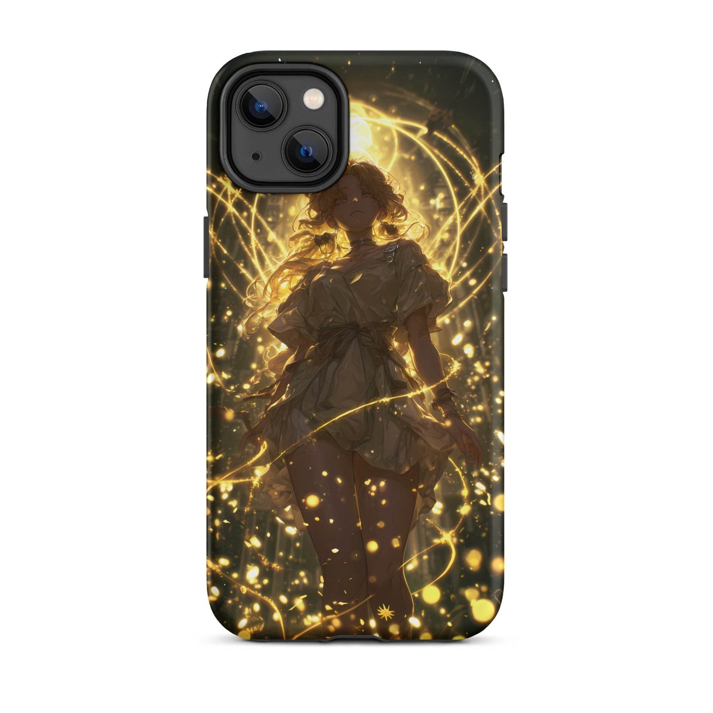 Aura, The Radiant Enchantress, Original Anime Art Tough Case for iPhone® - Chromavolt