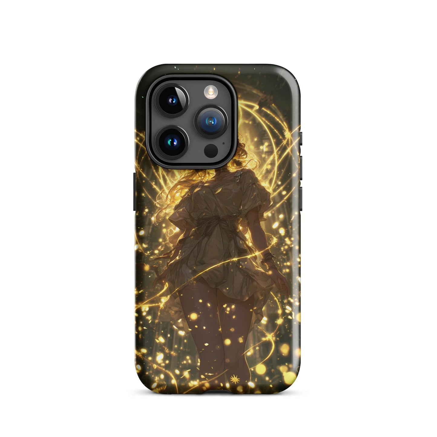Aura, The Radiant Enchantress, Original Anime Art Tough Case for iPhone® - Chromavolt
