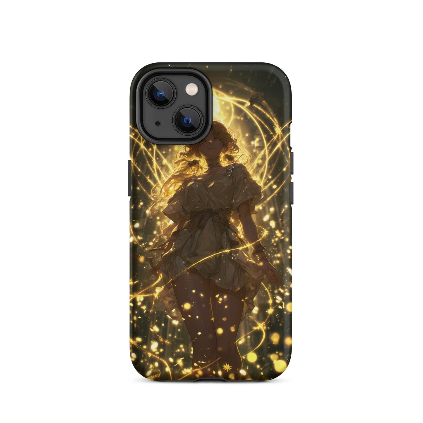 Aura, The Radiant Enchantress, Original Anime Art Tough Case for iPhone® - Chromavolt