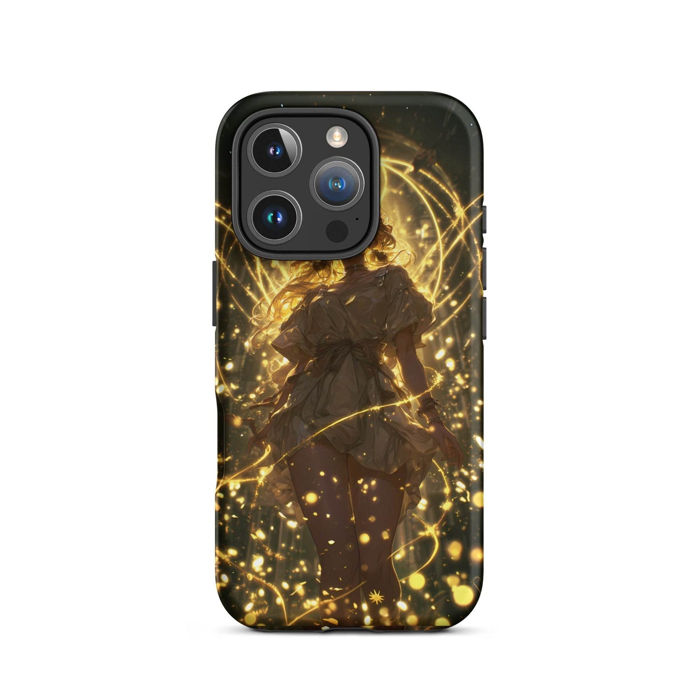 Aura, The Radiant Enchantress, Original Anime Art Tough Case for iPhone® - Chromavolt