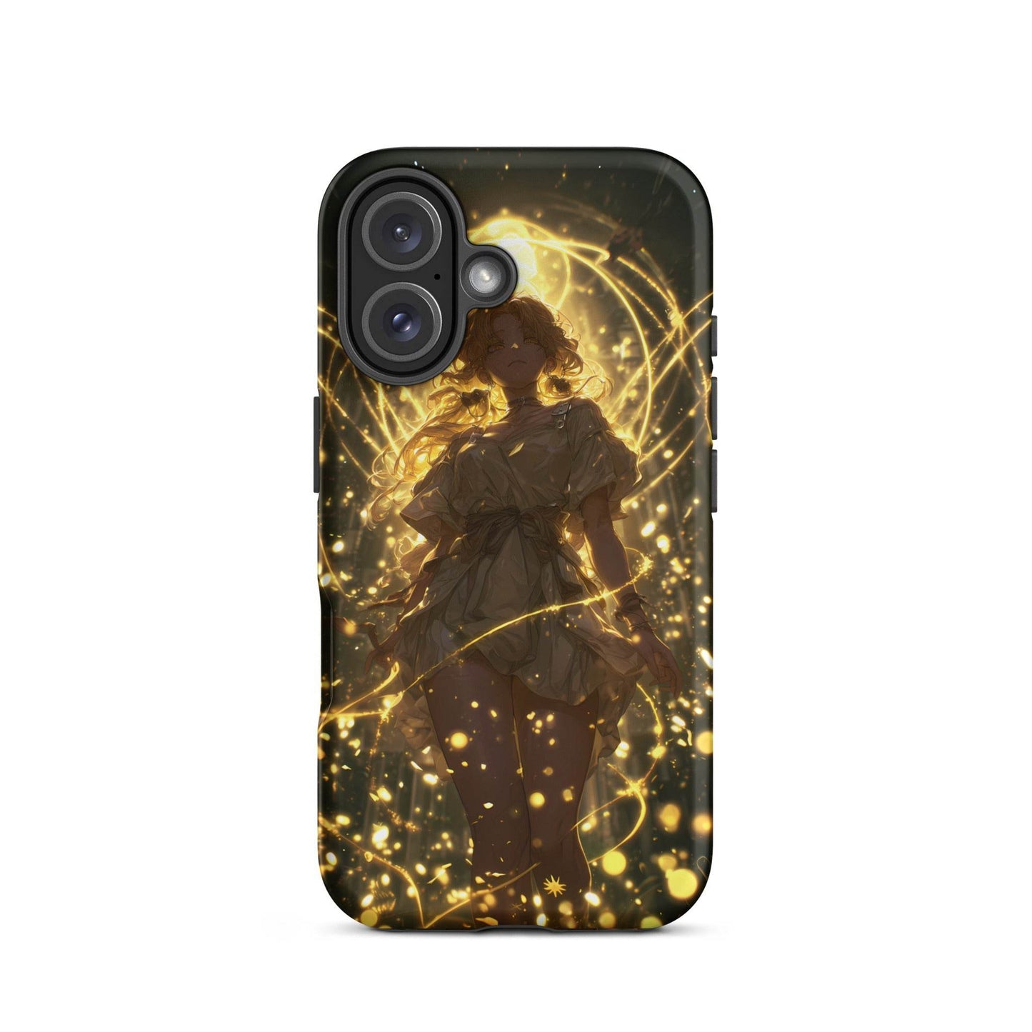 Aura, The Radiant Enchantress, Original Anime Art Tough Case for iPhone® - Chromavolt
