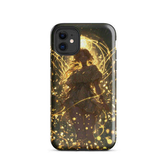 Aura, The Radiant Enchantress, Original Anime Art Tough Case for iPhone® - Chromavolt