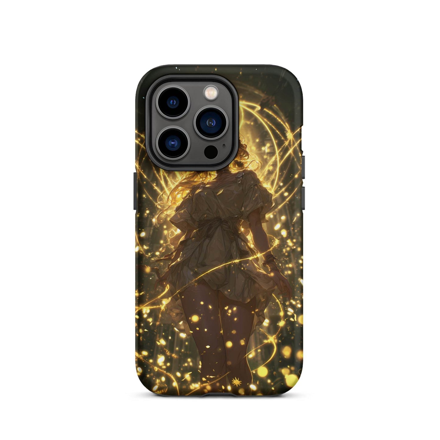 Aura, The Radiant Enchantress, Original Anime Art Tough Case for iPhone® - Chromavolt
