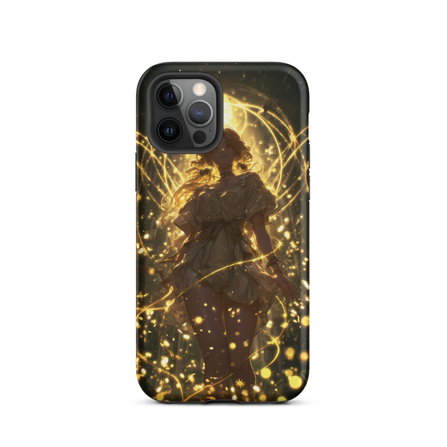 Aura, The Radiant Enchantress, Original Anime Art Tough Case for iPhone® - Chromavolt