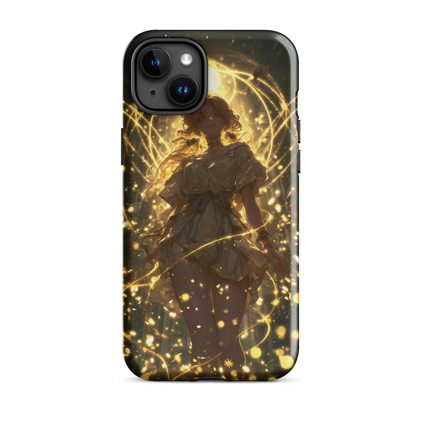 Aura, The Radiant Enchantress, Original Anime Art Tough Case for iPhone® - Chromavolt