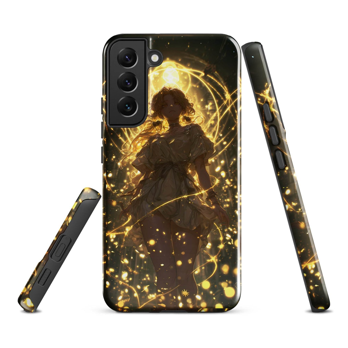 Aura, The Radiant Enchantress, Original Anime Art Tough case for Samsung® - Chromavolt