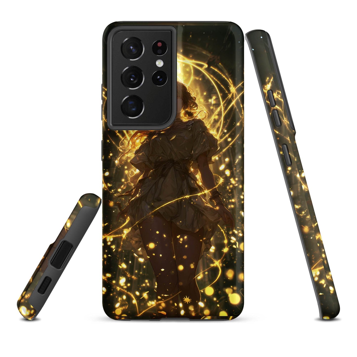 Aura, The Radiant Enchantress, Original Anime Art Tough case for Samsung® - Chromavolt