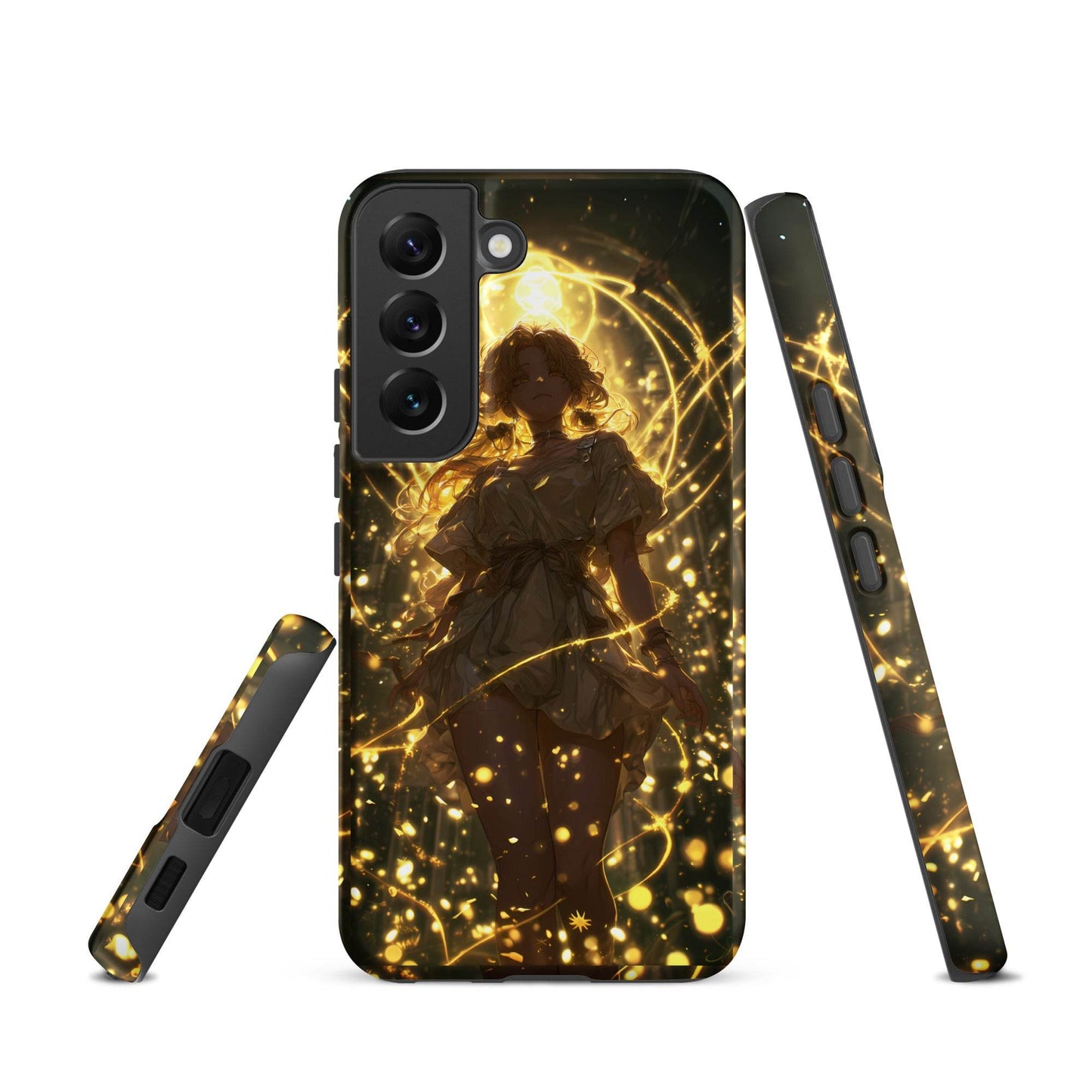 Aura, The Radiant Enchantress, Original Anime Art Tough case for Samsung® - Chromavolt
