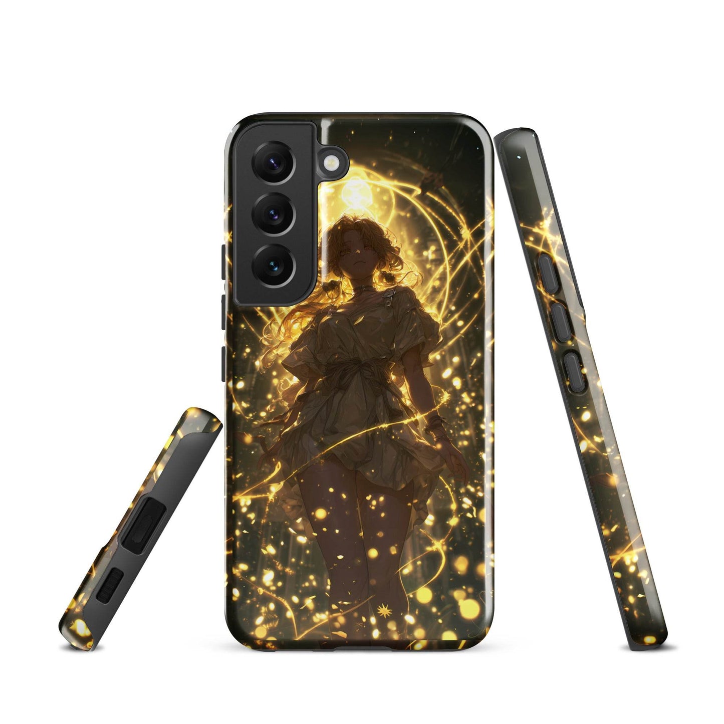 Aura, The Radiant Enchantress, Original Anime Art Tough case for Samsung® - Chromavolt