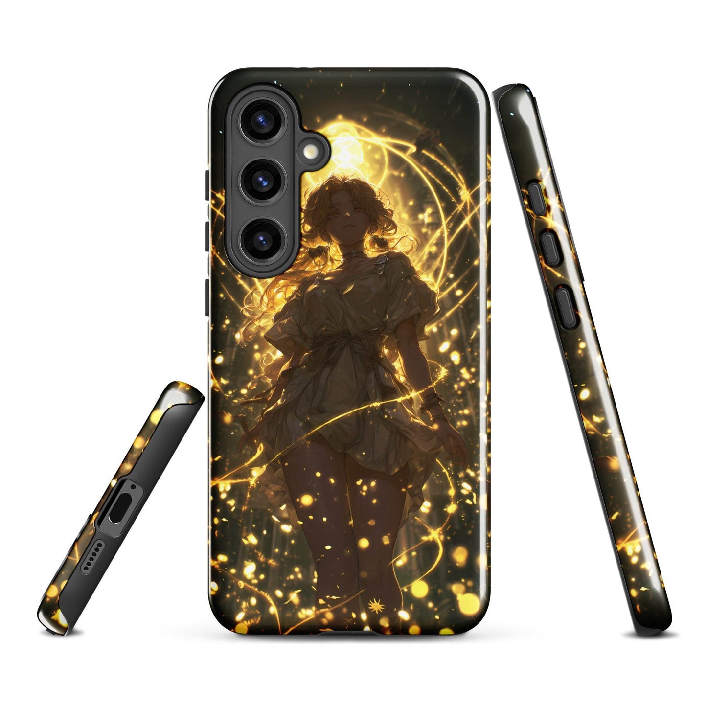 Aura, The Radiant Enchantress, Original Anime Art Tough case for Samsung® - Chromavolt