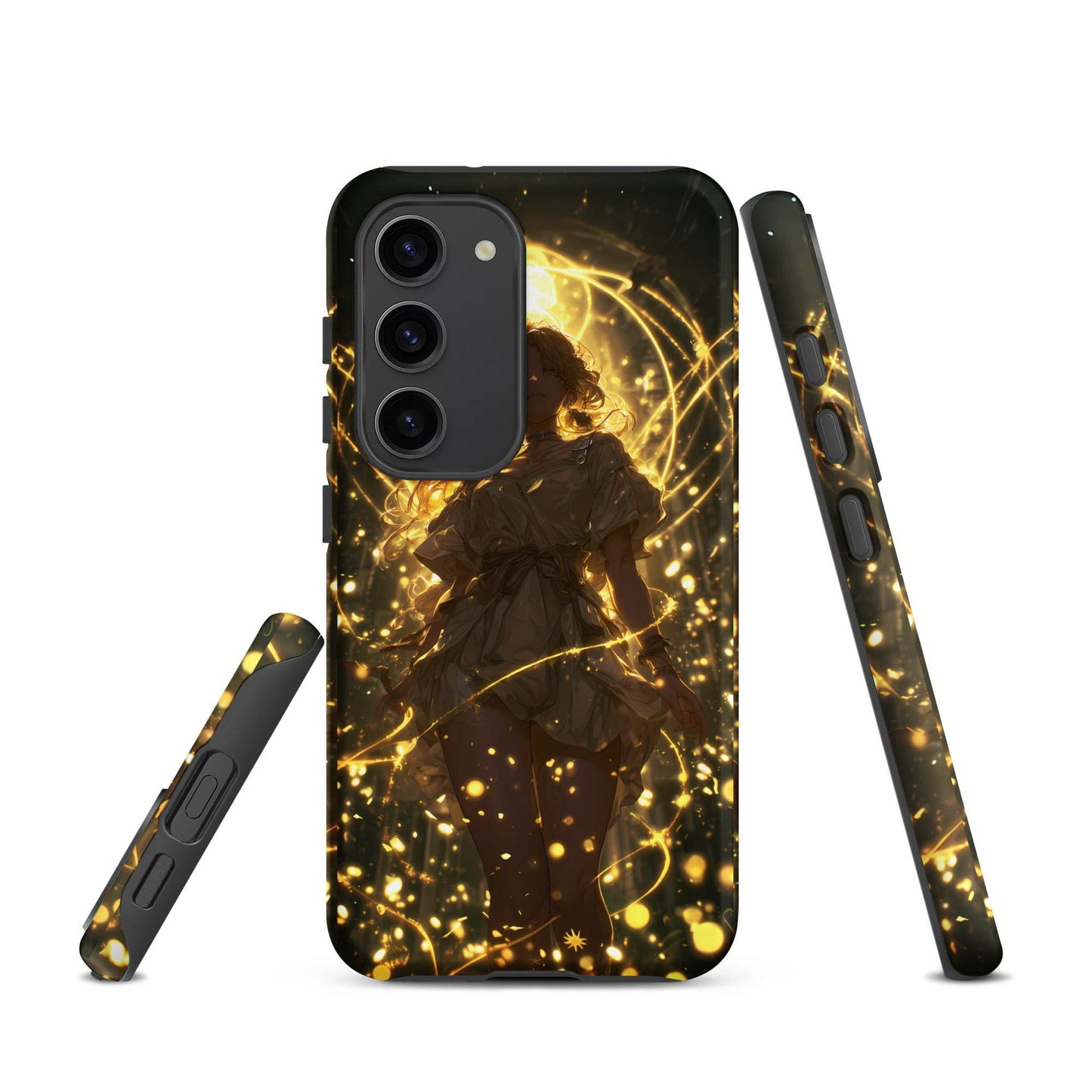 Aura, The Radiant Enchantress, Original Anime Art Tough case for Samsung® - Chromavolt
