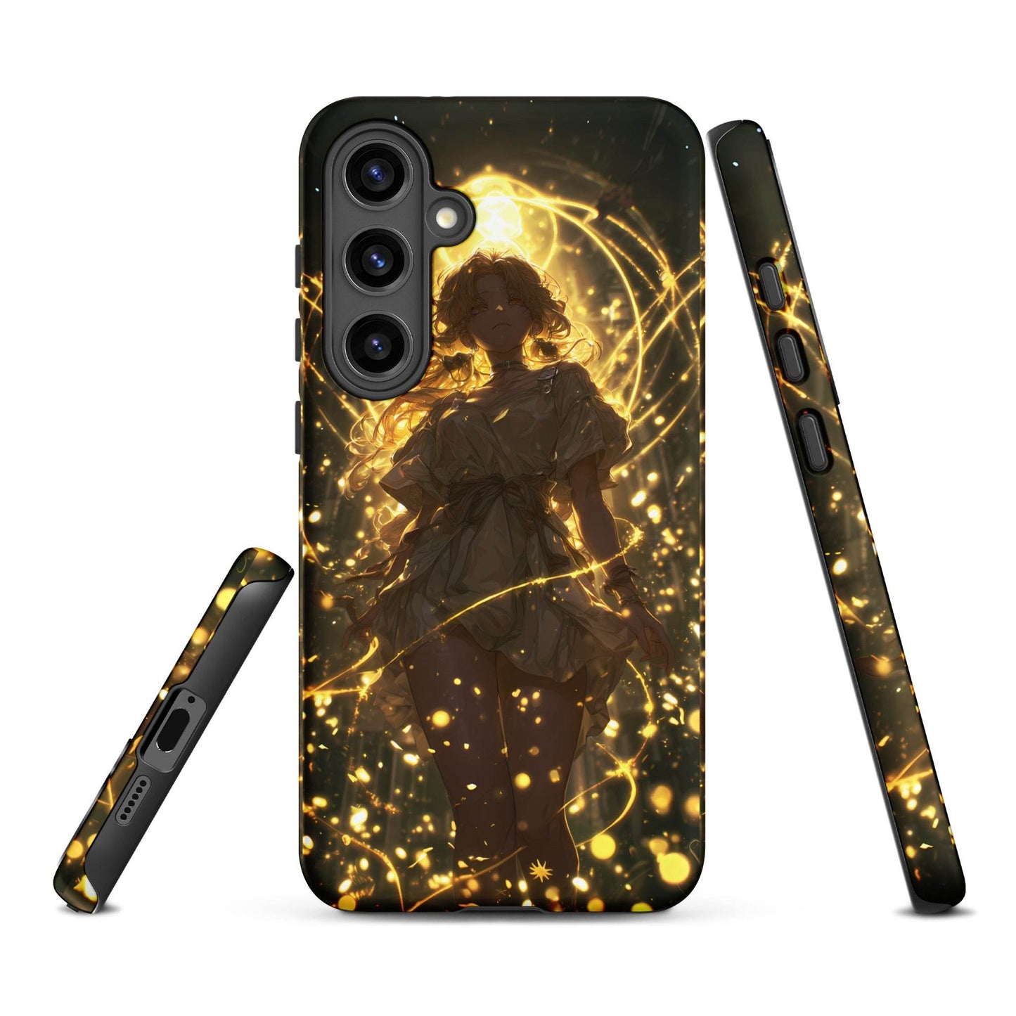 Aura, The Radiant Enchantress, Original Anime Art Tough case for Samsung® - Chromavolt