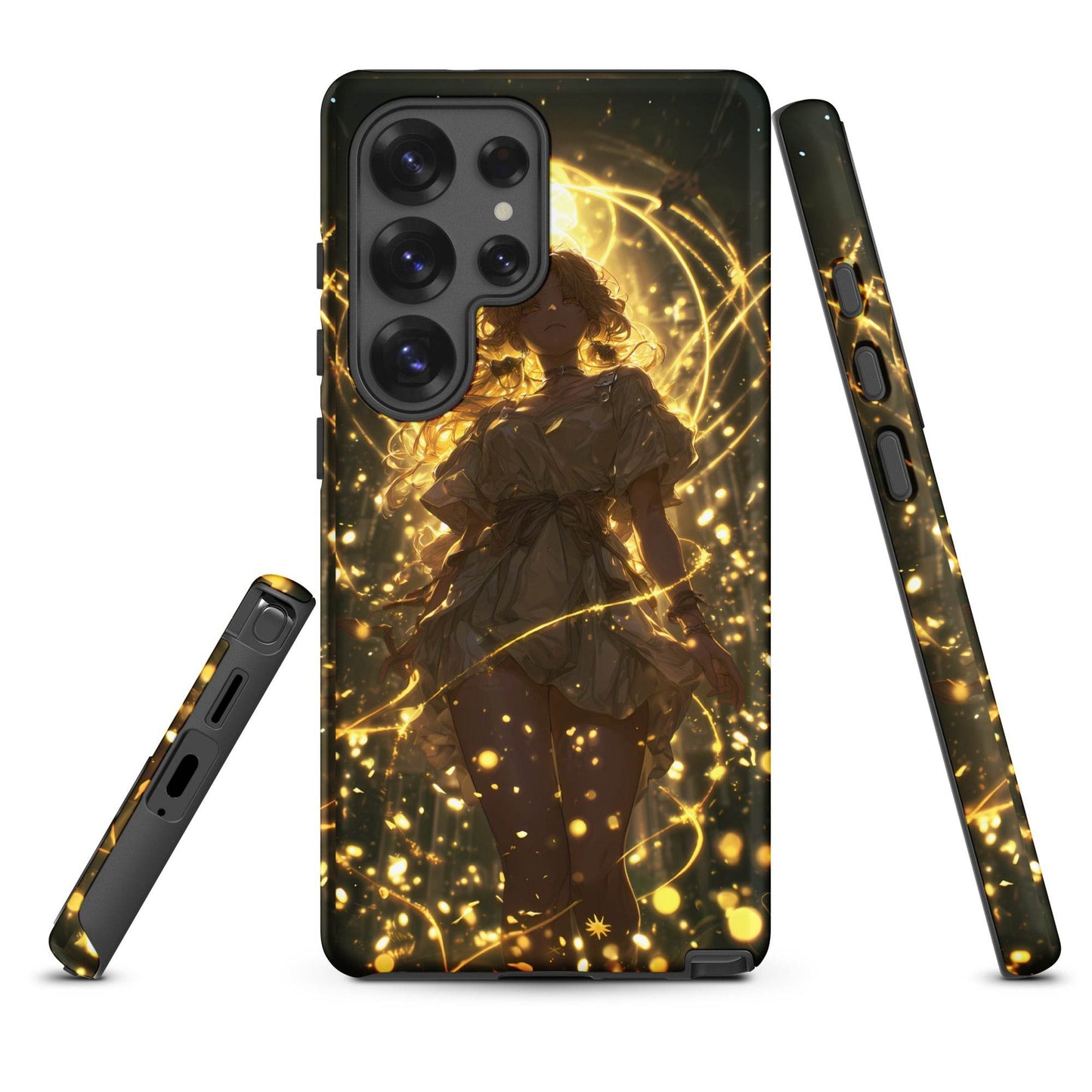 Aura, The Radiant Enchantress, Original Anime Art Tough case for Samsung® - Chromavolt