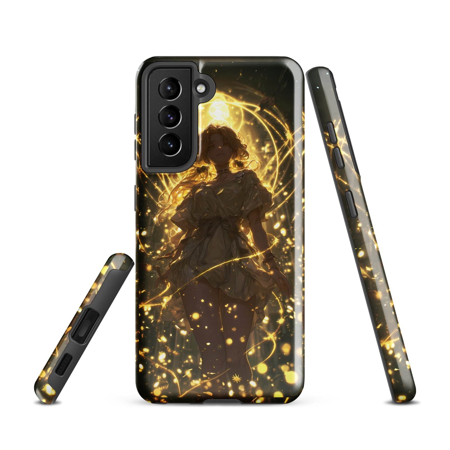 Aura, The Radiant Enchantress, Original Anime Art Tough case for Samsung® - Chromavolt