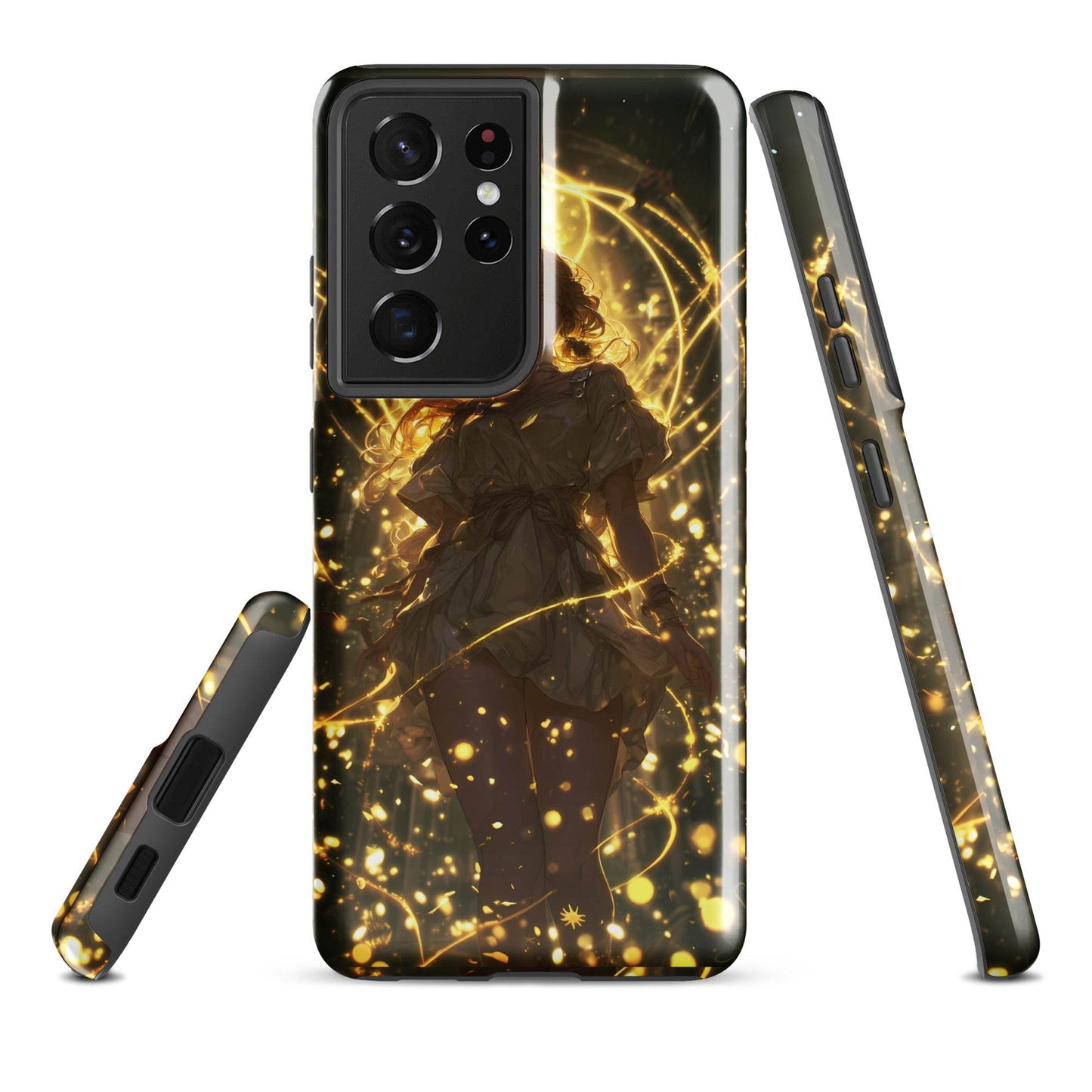 Aura, The Radiant Enchantress, Original Anime Art Tough case for Samsung® - Chromavolt