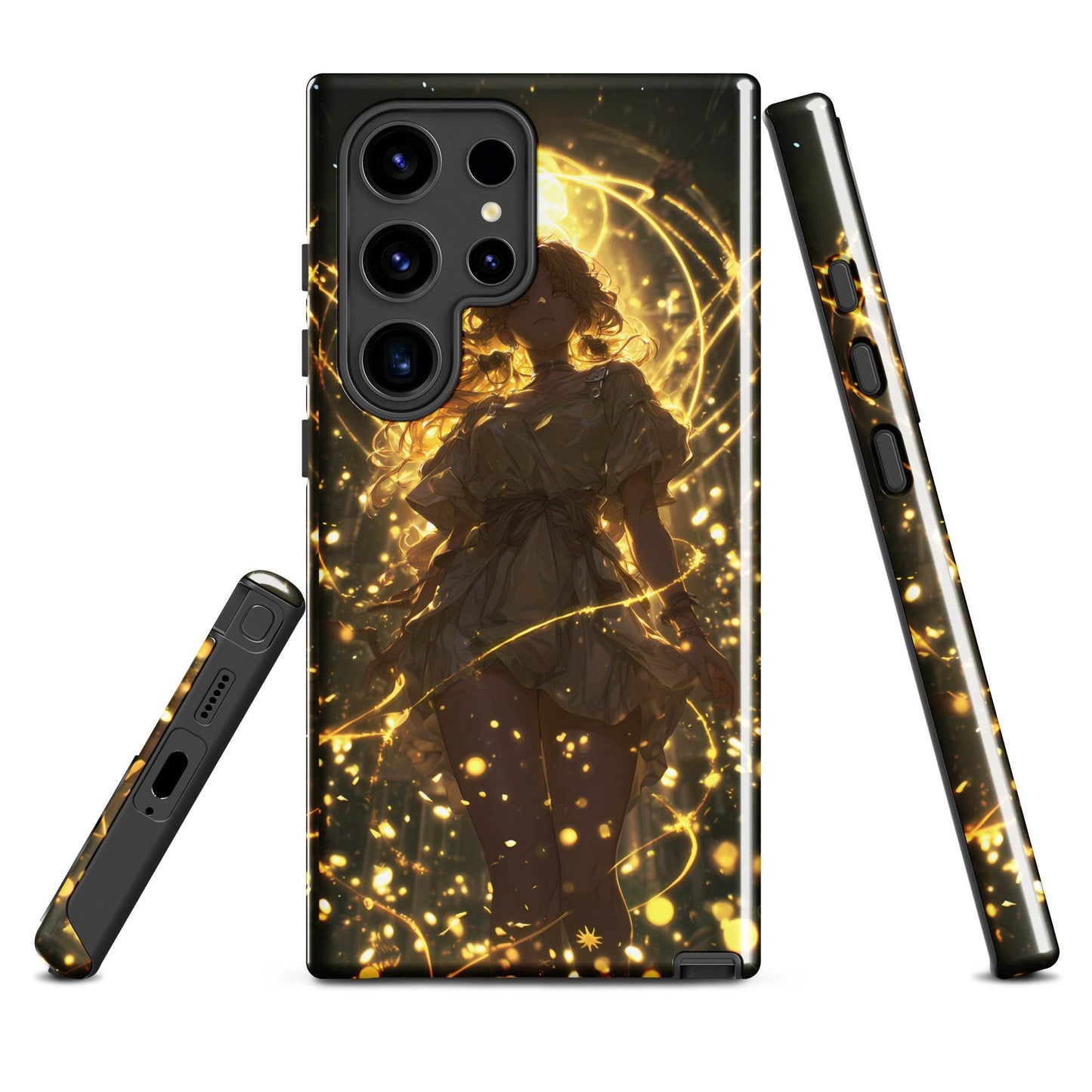 Aura, The Radiant Enchantress, Original Anime Art Tough case for Samsung® - Chromavolt