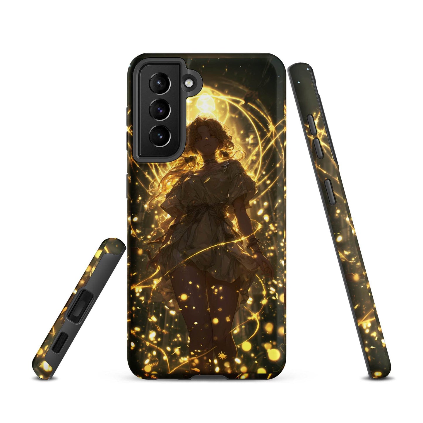 Aura, The Radiant Enchantress, Original Anime Art Tough case for Samsung® - Chromavolt