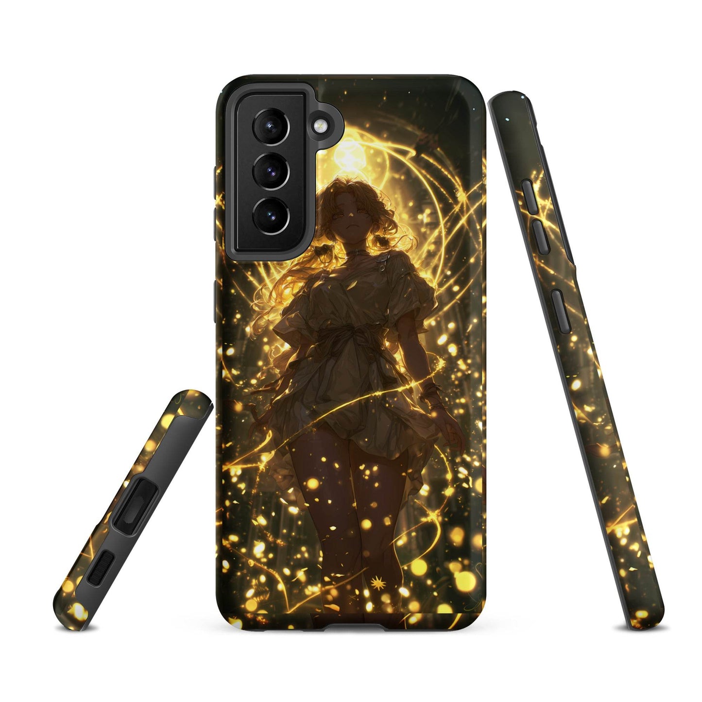 Aura, The Radiant Enchantress, Original Anime Art Tough case for Samsung® - Chromavolt