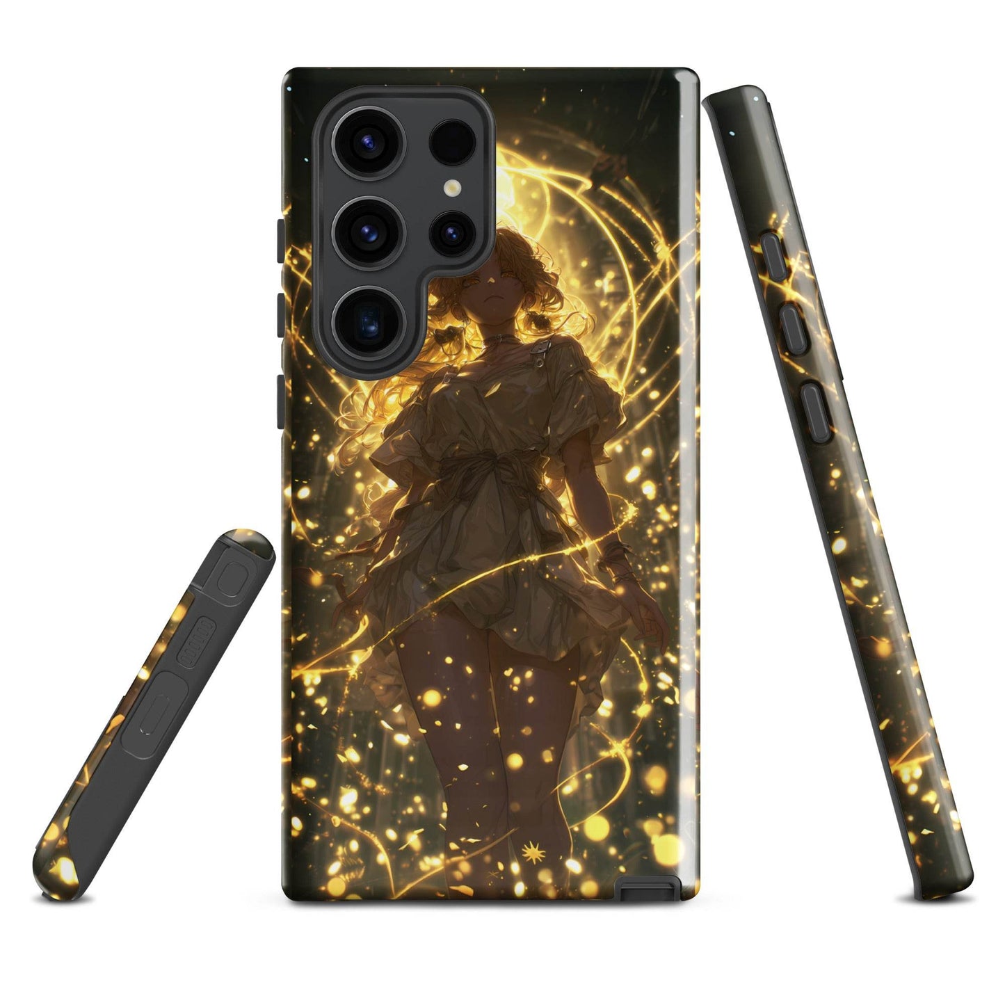Aura, The Radiant Enchantress, Original Anime Art Tough case for Samsung® - Chromavolt