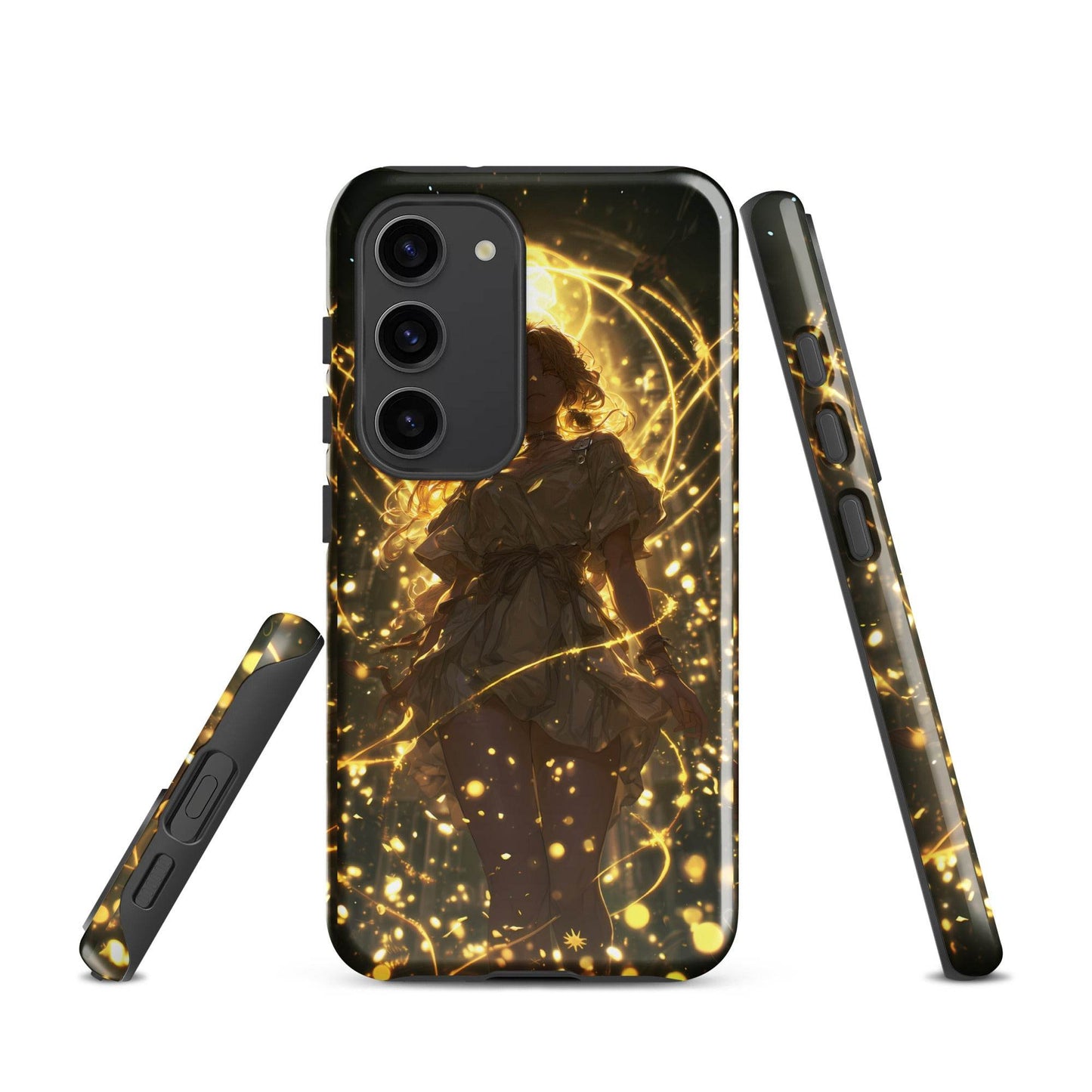 Aura, The Radiant Enchantress, Original Anime Art Tough case for Samsung® - Chromavolt