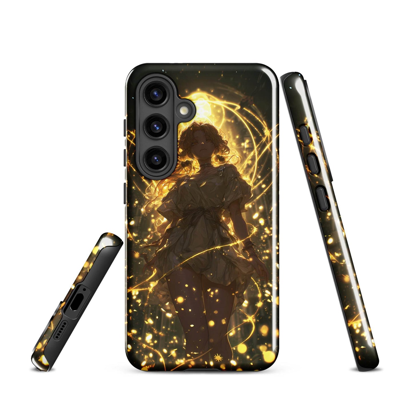 Aura, The Radiant Enchantress, Original Anime Art Tough case for Samsung® - Chromavolt