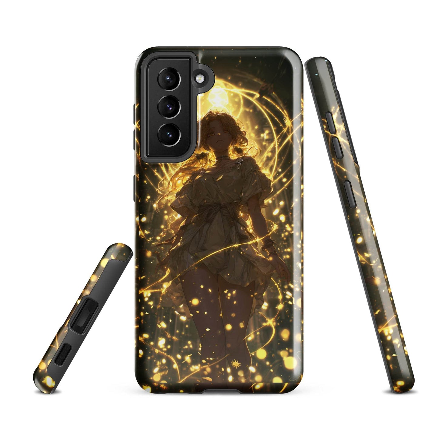 Aura, The Radiant Enchantress, Original Anime Art Tough case for Samsung® - Chromavolt