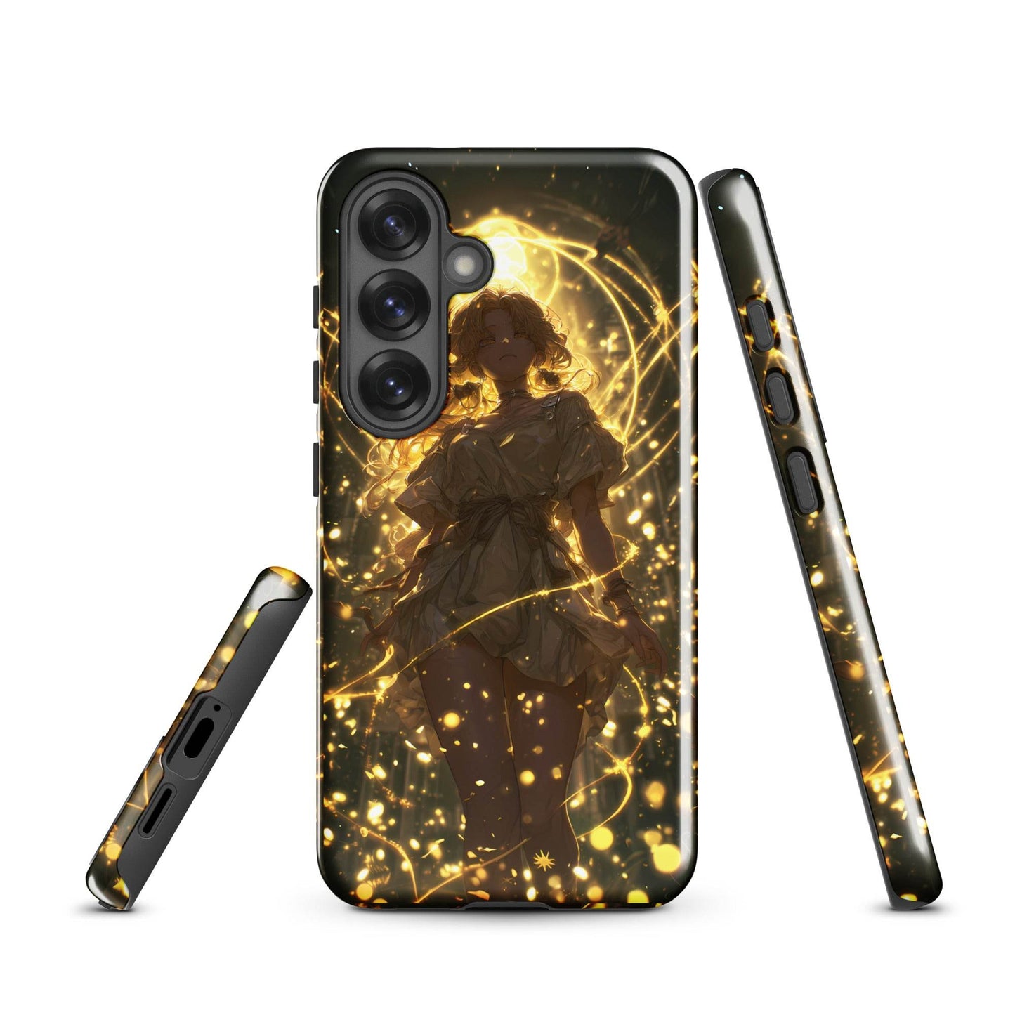 Aura, The Radiant Enchantress, Original Anime Art Tough case for Samsung® - Chromavolt