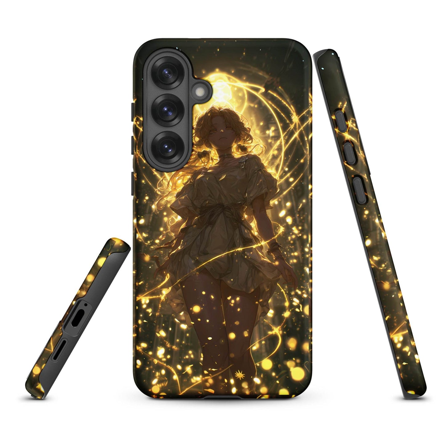 Aura, The Radiant Enchantress, Original Anime Art Tough case for Samsung® - Chromavolt
