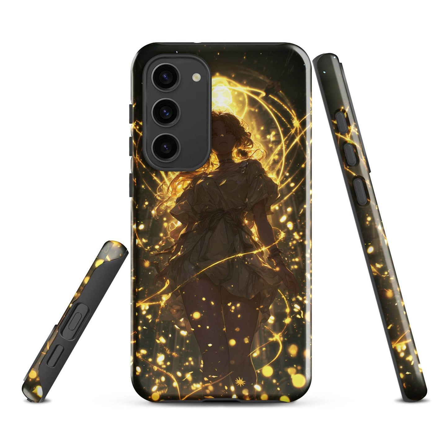 Aura, The Radiant Enchantress, Original Anime Art Tough case for Samsung® - Chromavolt