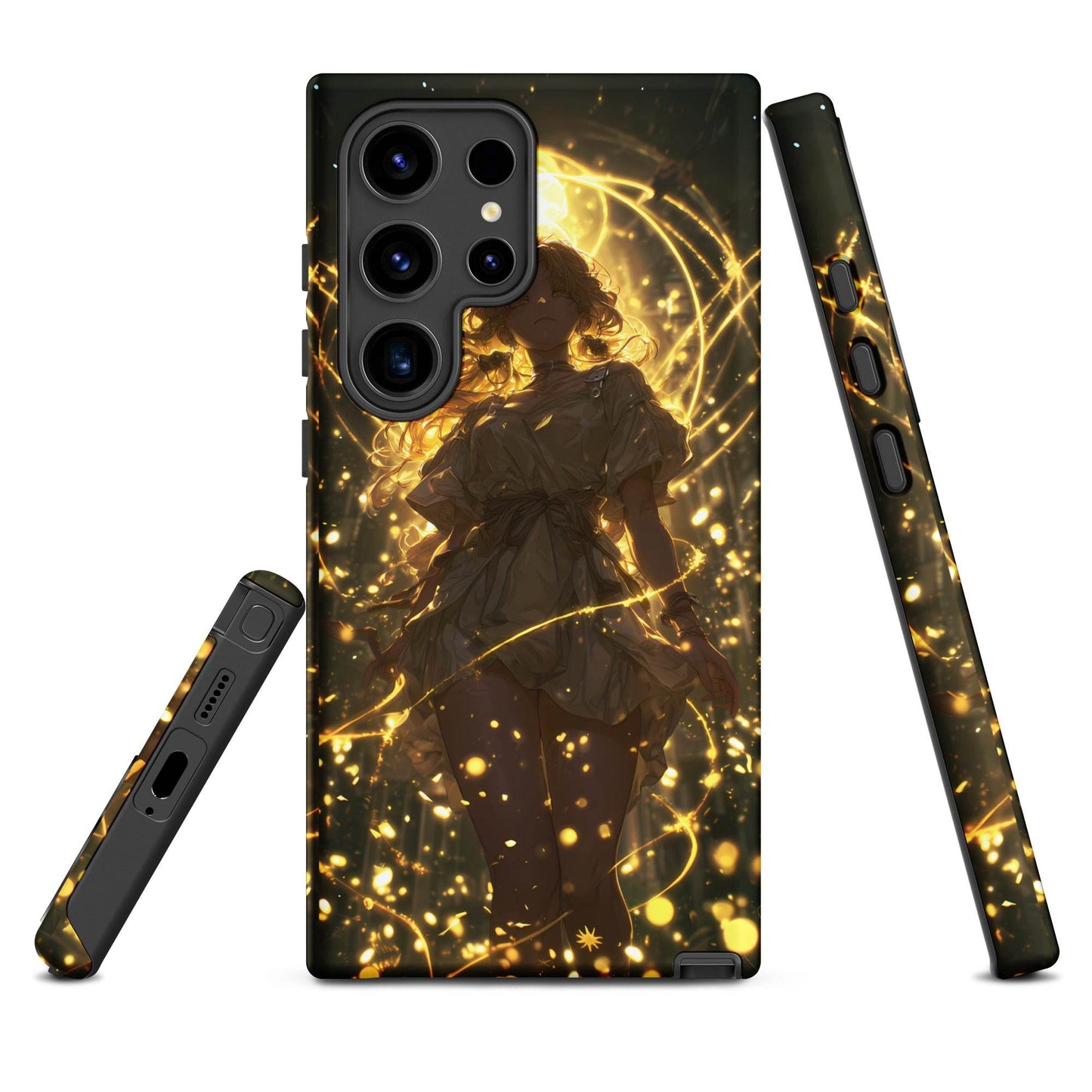Aura, The Radiant Enchantress, Original Anime Art Tough case for Samsung® - Chromavolt