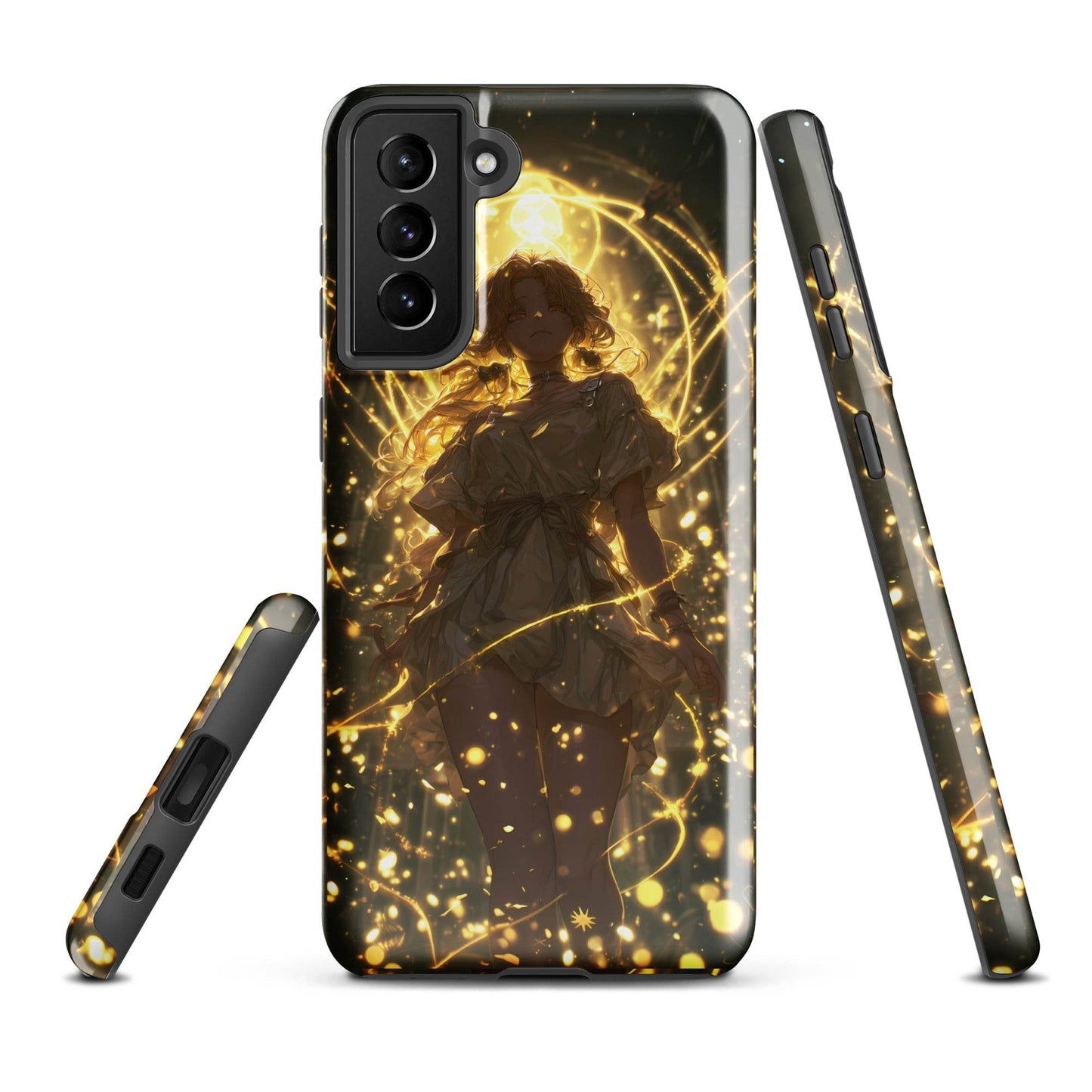 Aura, The Radiant Enchantress, Original Anime Art Tough case for Samsung® - Chromavolt