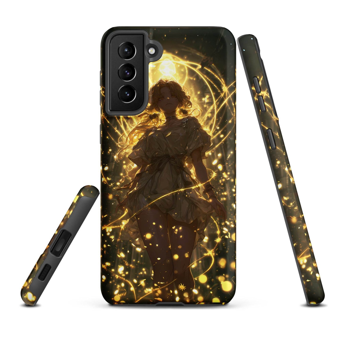 Aura, The Radiant Enchantress, Original Anime Art Tough case for Samsung® - Chromavolt