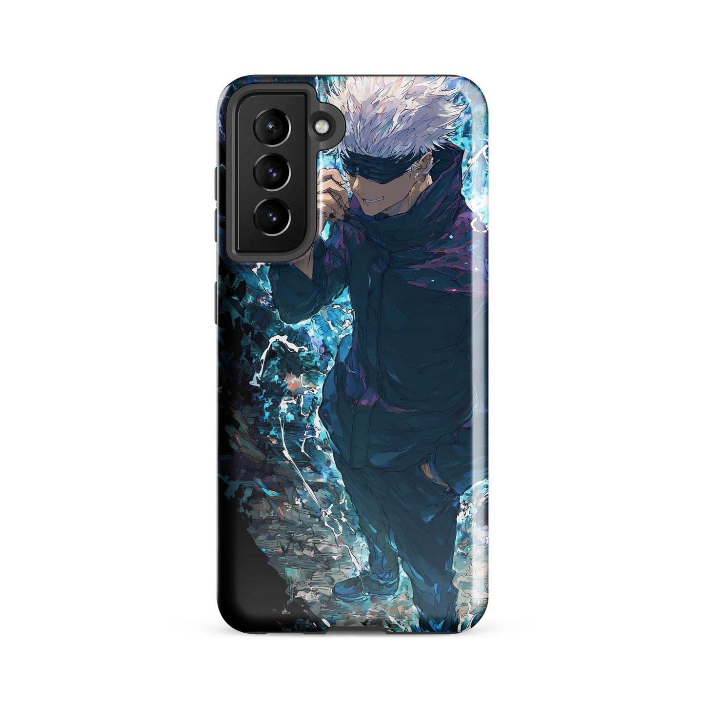 Gojo Satoru Tough case for Samsung, Jujutsu Kaisen Anime Fan Art - Chromavolt