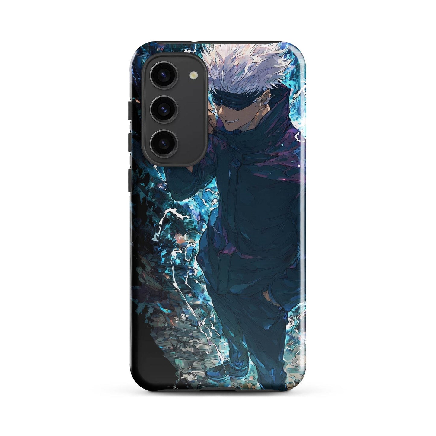 Gojo Satoru Tough case for Samsung, Jujutsu Kaisen Anime Fan Art - Chromavolt