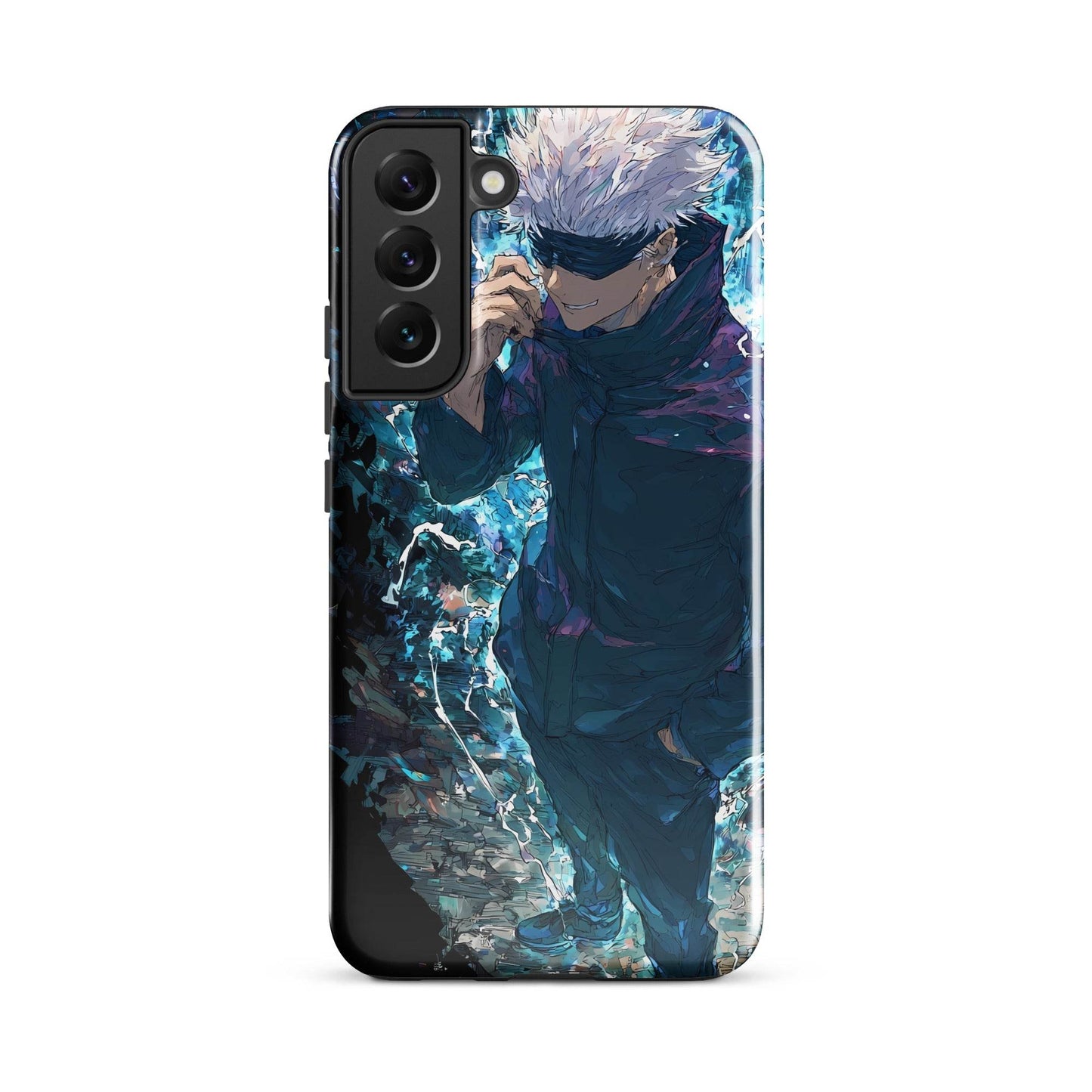 Gojo Satoru Tough case for Samsung, Jujutsu Kaisen Anime Fan Art - Chromavolt