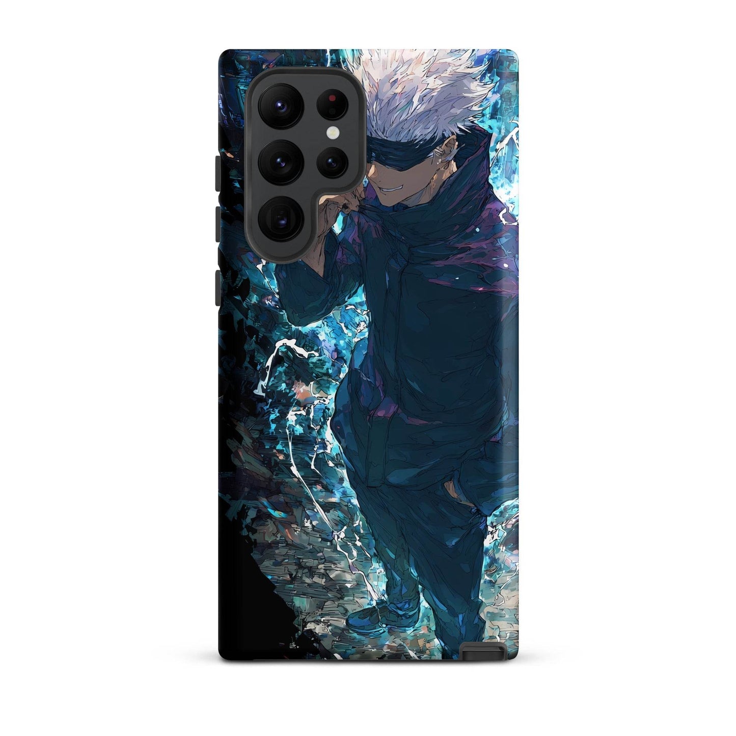 Gojo Satoru Tough case for Samsung, Jujutsu Kaisen Anime Fan Art - Chromavolt