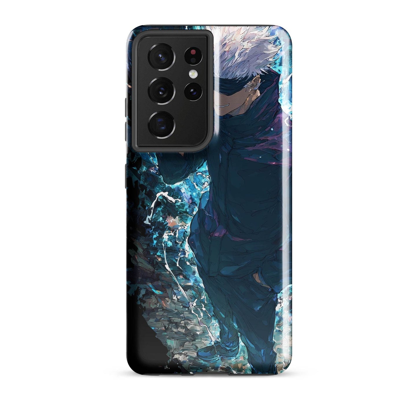 Gojo Satoru Tough case for Samsung, Jujutsu Kaisen Anime Fan Art - Chromavolt