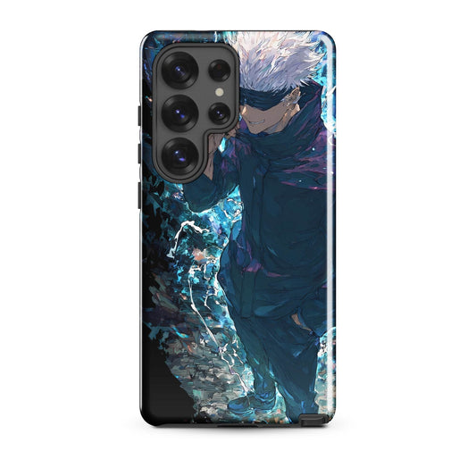 Gojo Satoru Tough case for Samsung, Jujutsu Kaisen Anime Fan Art - Chromavolt