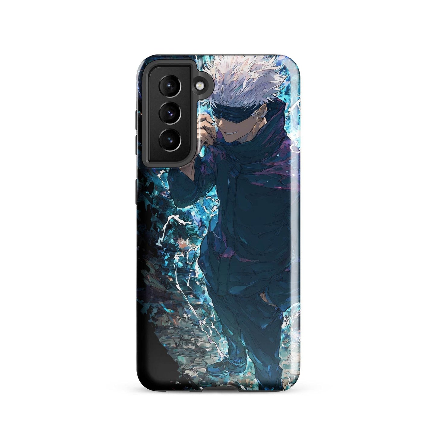 Gojo Satoru Tough case for Samsung, Jujutsu Kaisen Anime Fan Art - Chromavolt