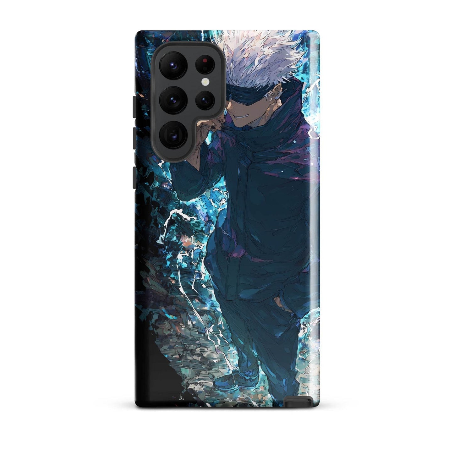 Gojo Satoru Tough case for Samsung, Jujutsu Kaisen Anime Fan Art - Chromavolt
