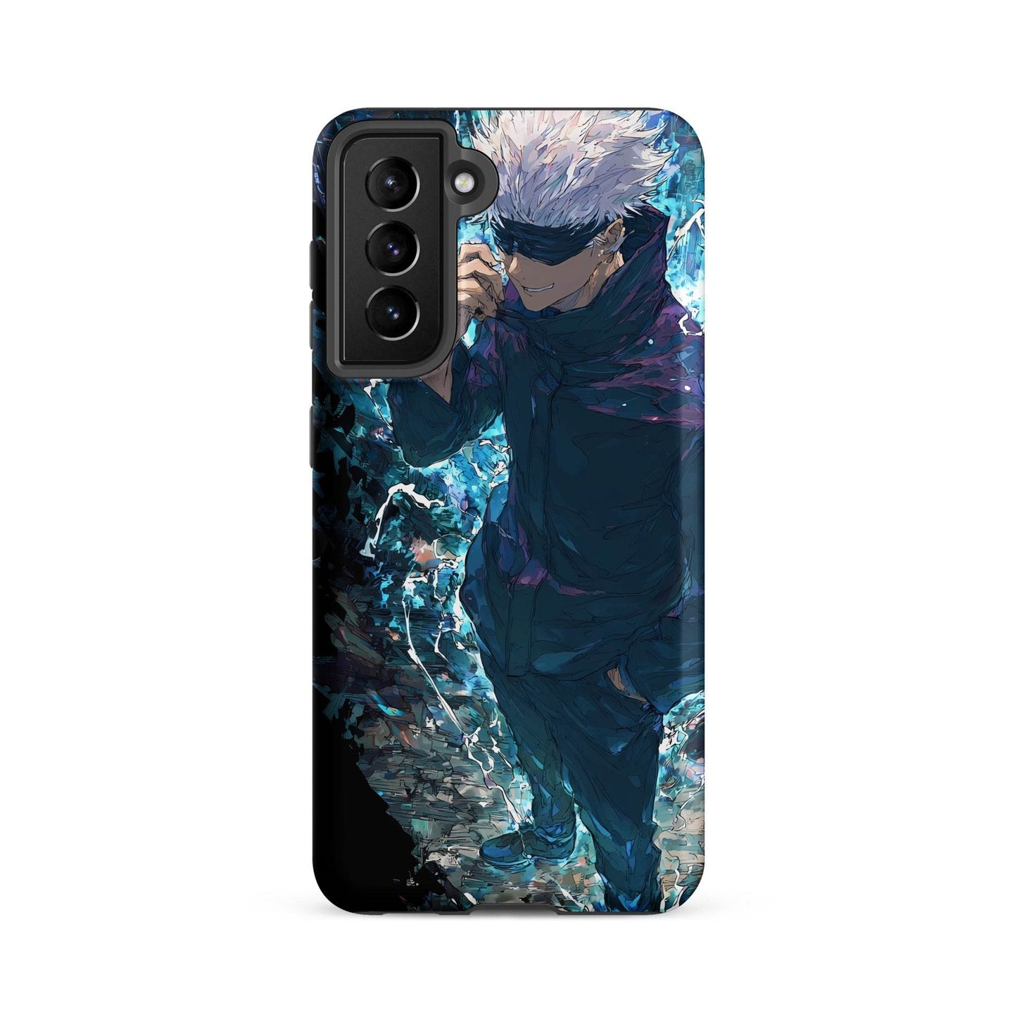 Gojo Satoru Tough case for Samsung, Jujutsu Kaisen Anime Fan Art - Chromavolt