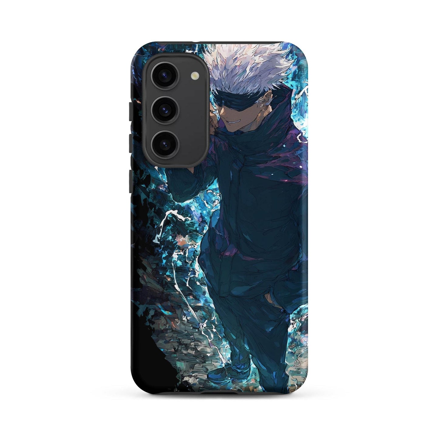 Gojo Satoru Tough case for Samsung, Jujutsu Kaisen Anime Fan Art - Chromavolt