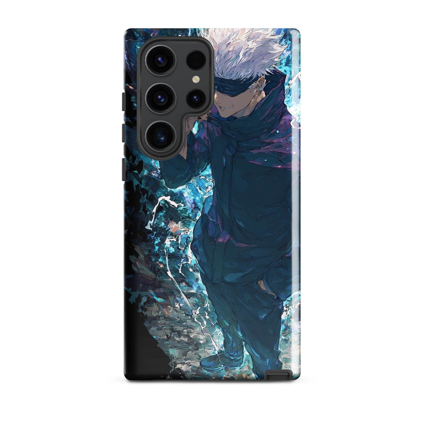 Gojo Satoru Tough case for Samsung, Jujutsu Kaisen Anime Fan Art - Chromavolt