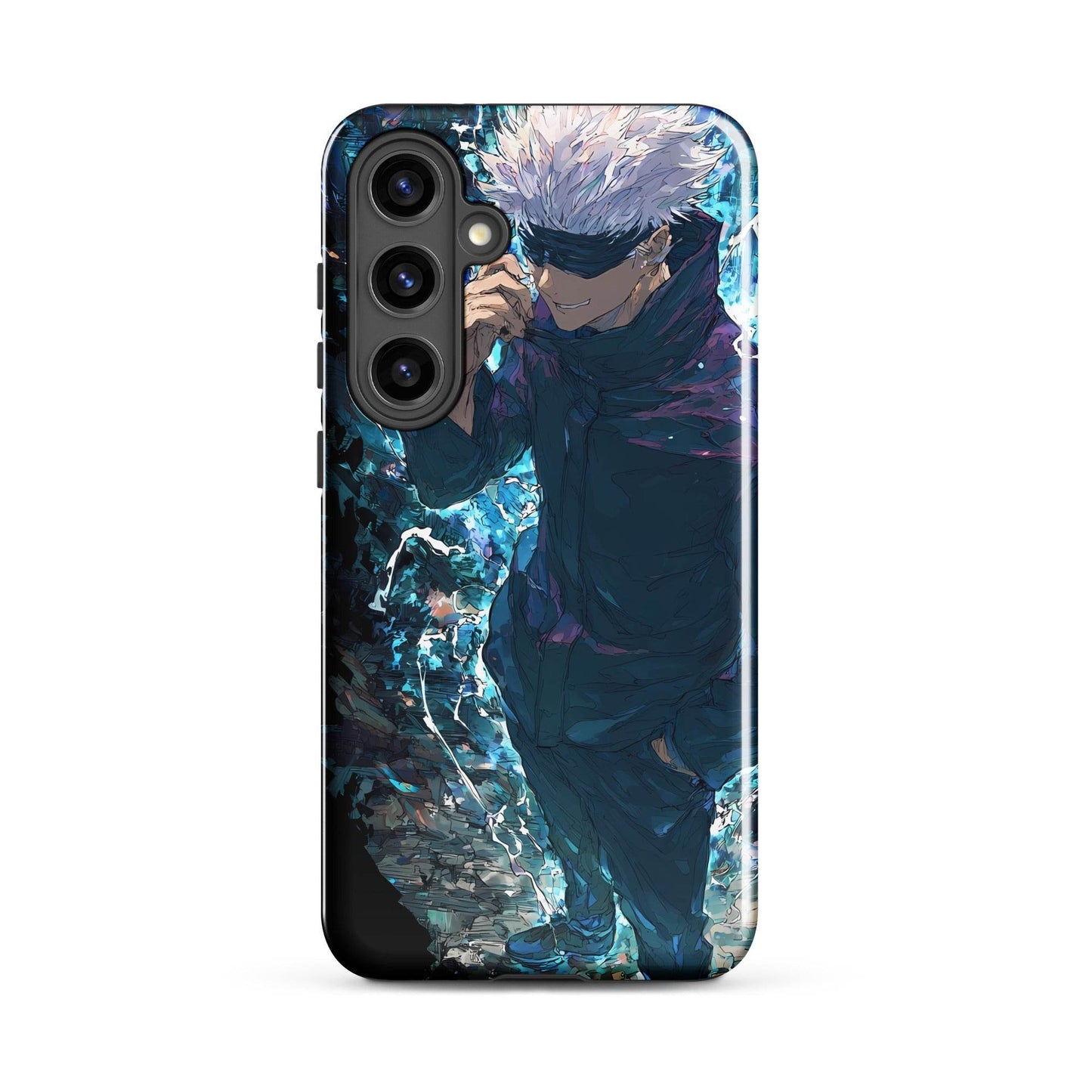 Gojo Satoru Tough case for Samsung, Jujutsu Kaisen Anime Fan Art - Chromavolt