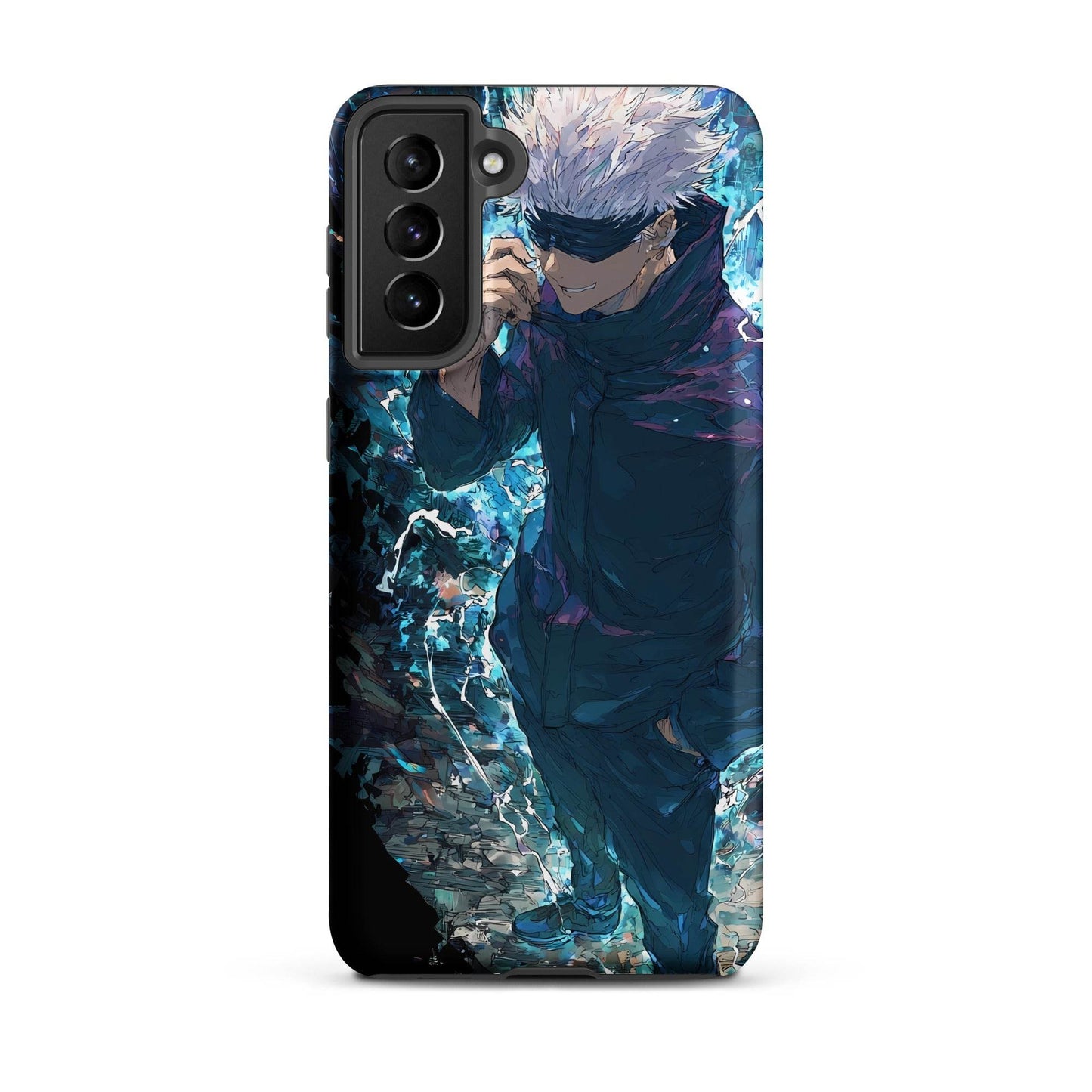 Gojo Satoru Tough case for Samsung, Jujutsu Kaisen Anime Fan Art - Chromavolt