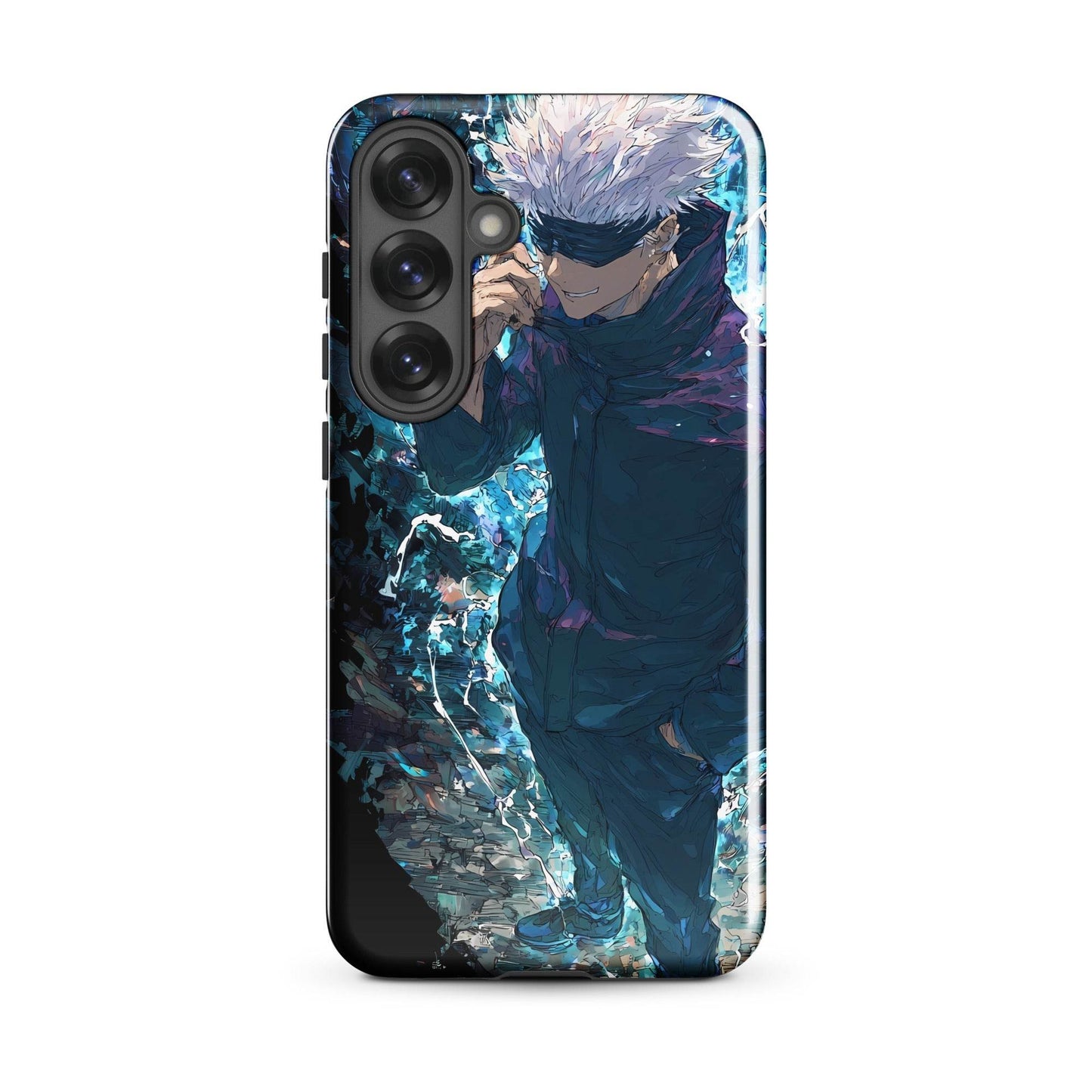 Gojo Satoru Tough case for Samsung, Jujutsu Kaisen Anime Fan Art - Chromavolt