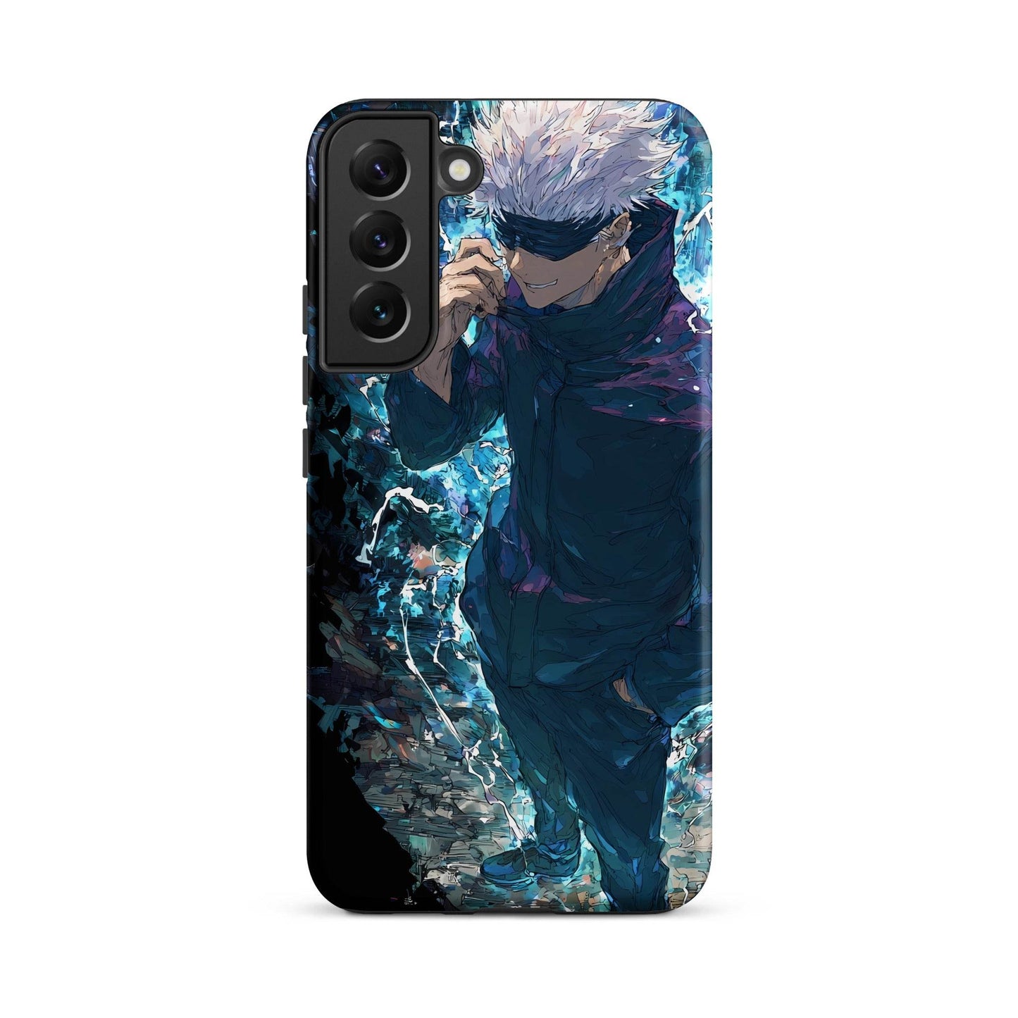 Gojo Satoru Tough case for Samsung, Jujutsu Kaisen Anime Fan Art - Chromavolt