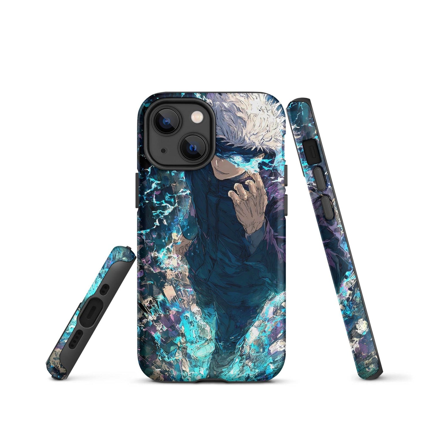 Jujutsu Kaisen Gojo Satoru Tough Case for iPhone, Anime Fan Art - Chromavolt