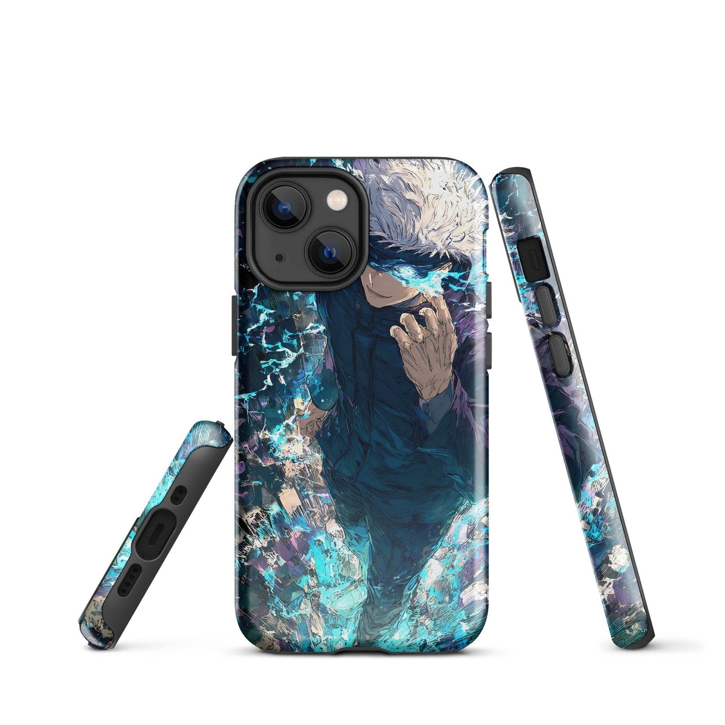 Jujutsu Kaisen Gojo Satoru Tough Case for iPhone, Anime Fan Art - Chromavolt