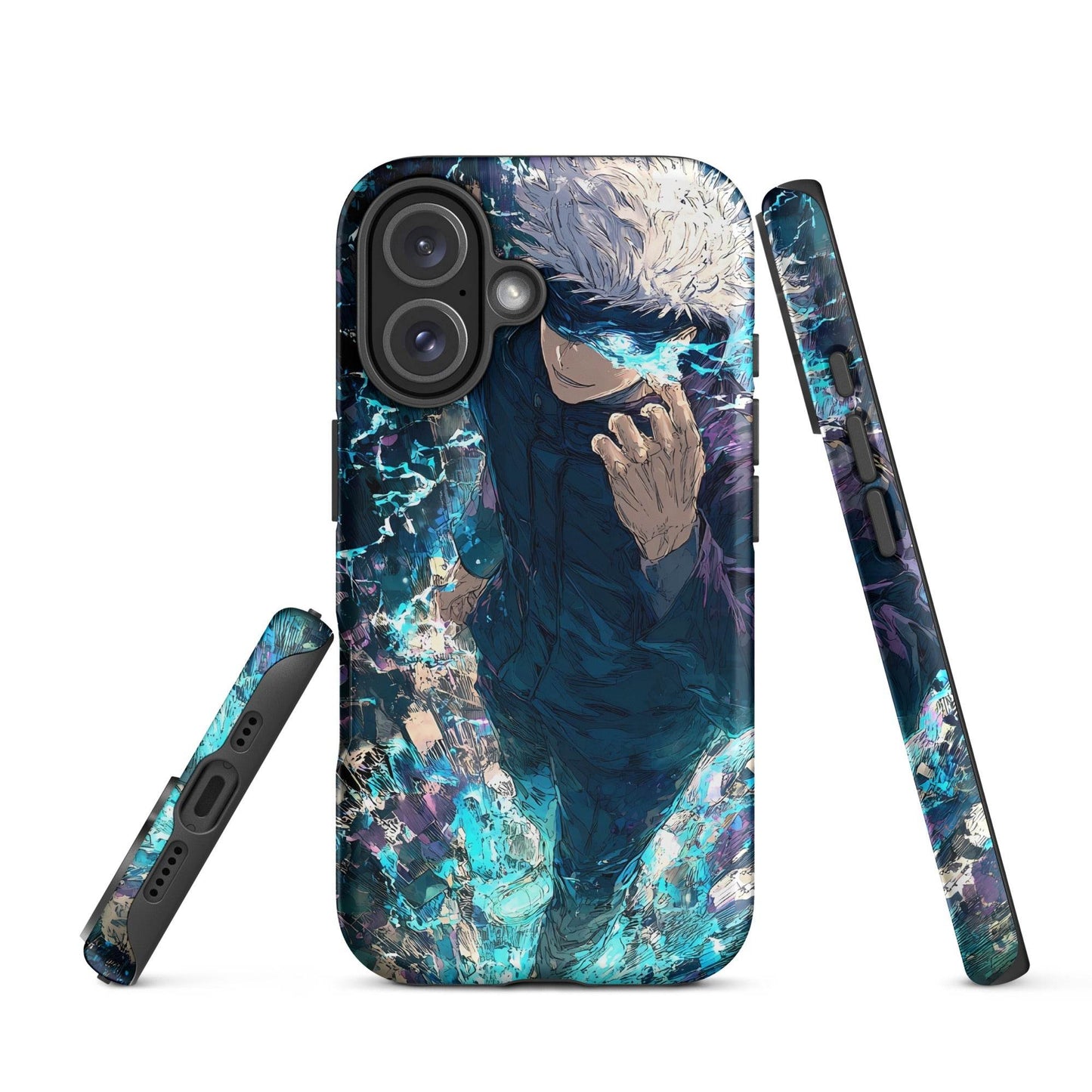 Jujutsu Kaisen Gojo Satoru Tough Case for iPhone, Anime Fan Art - Chromavolt